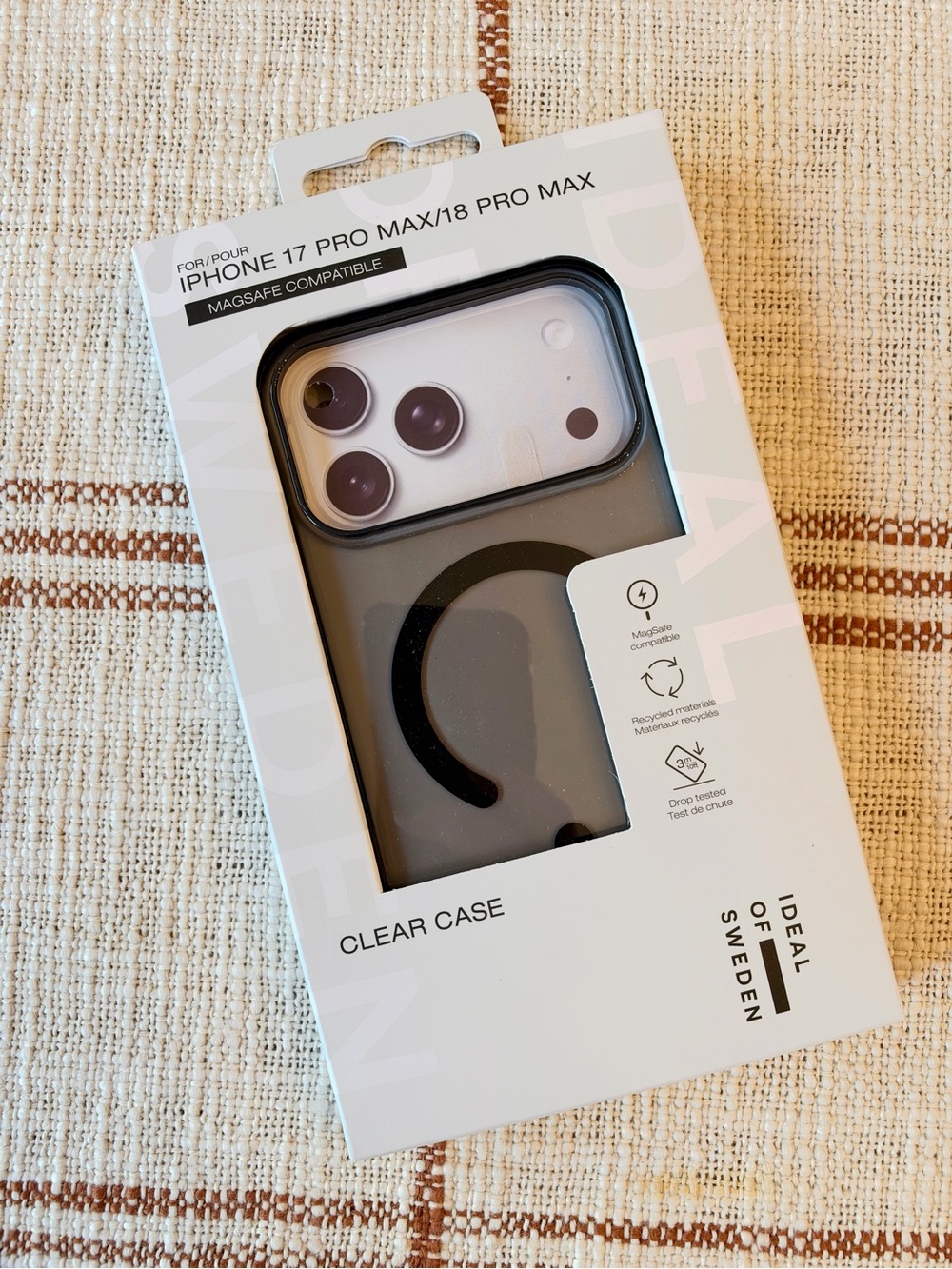Ideal of Sweden Clear Black MagSafe Case - iPhone 17 Pro Max/18 Pro Max